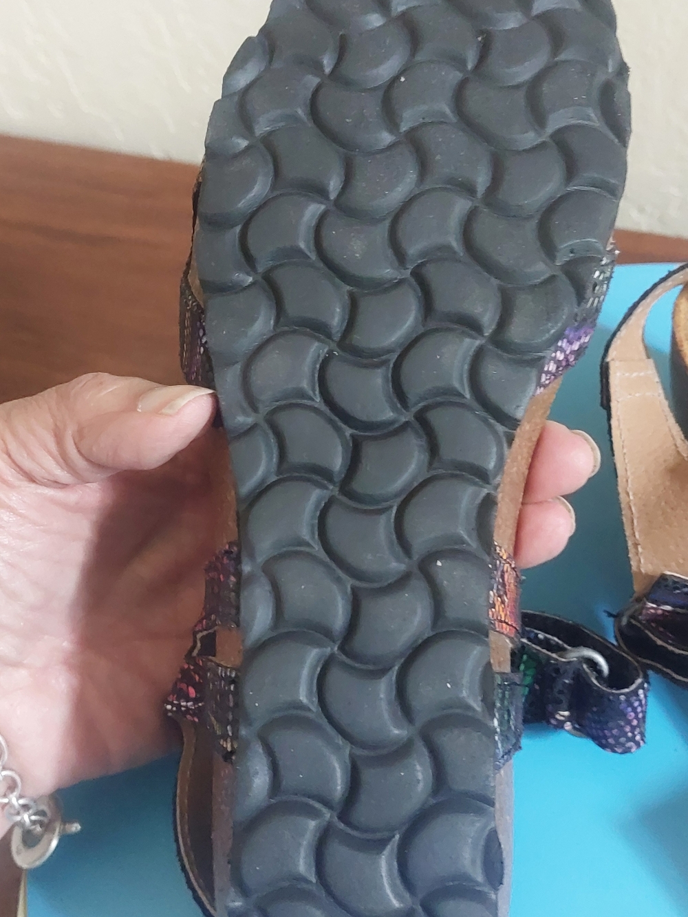 Spring Step Comfort Leather Sandals - Picture 11 of 12